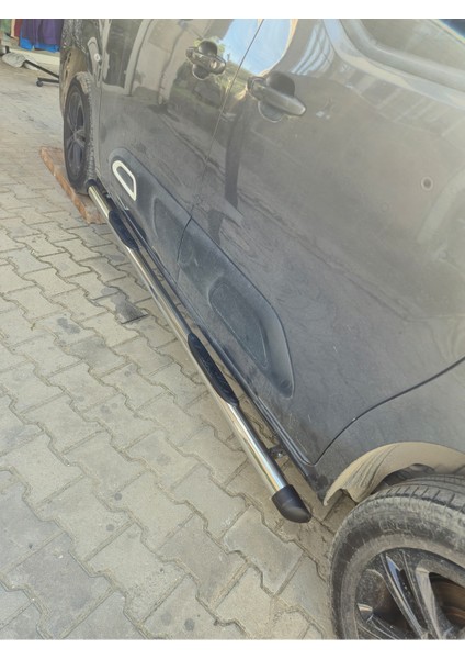 Citroen Berlingo (2019-2025) | Al-Kar V2 Modeli Yan Basamağı + Arka Koruma Bar (2mm Çok Sağlam)