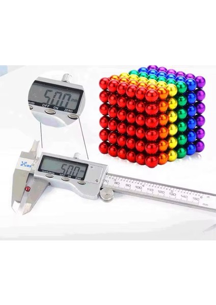 216 Adet 5mm Manyetik Top Seti Sihirli Miknatisli Küp Yapi Oyuncak Stres Rahatlama Eglenceli modelleri