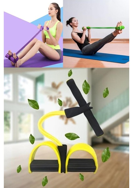 Jimlastik Aleti Elastik Yay Karın Kası Çalıştırıcı Trimmer Kas Gelişimi ve Esneklik