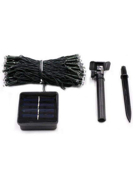 Solar Güneş Enerjili Dış Bahçe 8 Modlu 10 Metre 120 LED Dekoratif Aydınlatma indirimleri
