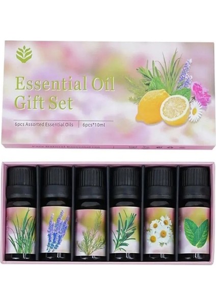 6'lı Ekonomi Karışık Set Esansiyel Uçucu Yağı Buhardanlık Difüzör Esansı Oda Kokusu indirimleri