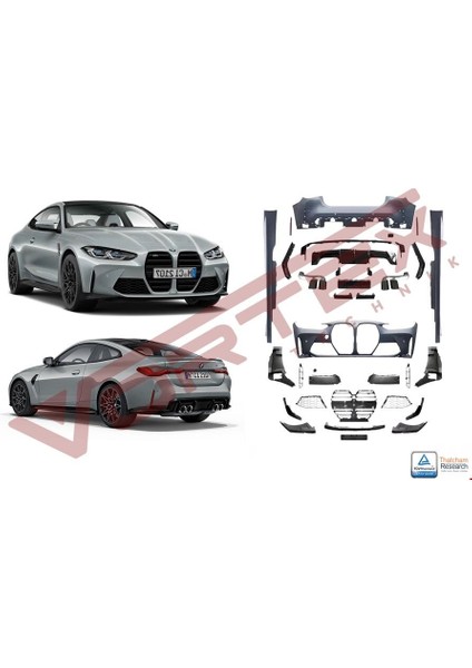 G82 Body Kit (Ön Arka Marşbiyel) 2021 Sonrası Uyumlu