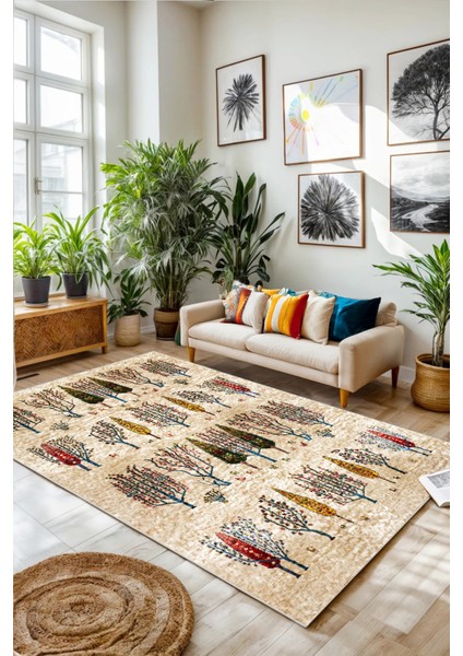 Yüksek Kaliteli Çok Renkli Kaymaz Taban Kalın Dokulu Halı ve Yolluk Seti fiyatları