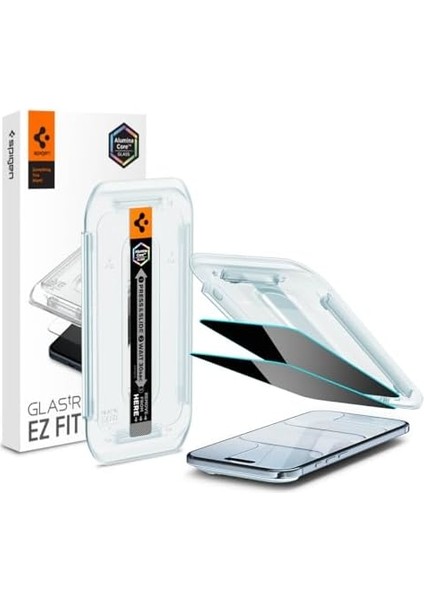 Air ile Uyumlu Hayalet Cam Ekran Koruyucu Aluminacore™ Iyonlaştırılmış Güçlendirilmiş Cam Teknolojisi Kolay Kurulum Glas.tr Ez Fit Privacy Hd (2 Adet) - AGL09862