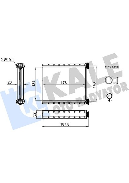 357290 Kalorifer Radyatörü Renault Clıo V 19> Captur Iı 20> 134X167.5X26 271156379R