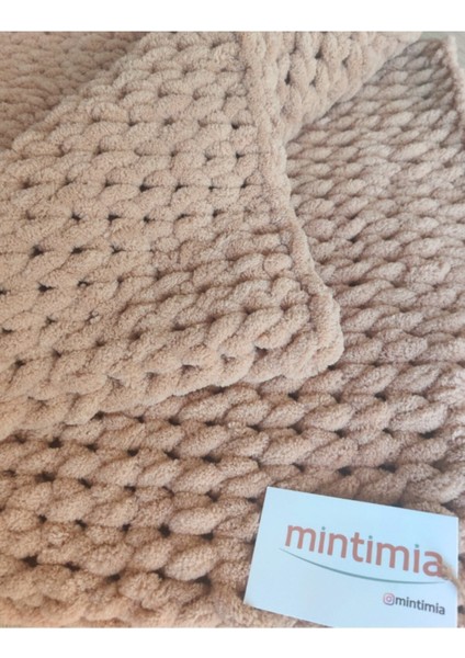 Bebek Battaniyesi Kışlık-Kalın Bej 100*100