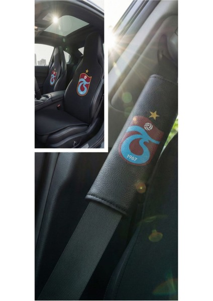 Galatasaray Logolu Siyah 2'li Emniyet Kemeri Kılıfı - Oto Iç Dizayn indirimleri