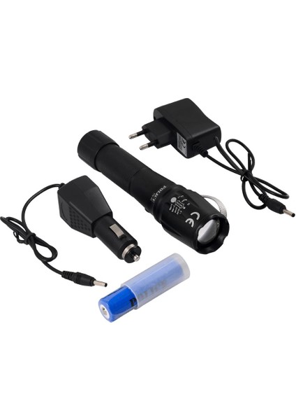 Ps-46 Xml6 LED 5 Kademeli Zoomlu Şarjlı El Feneri fiyatları