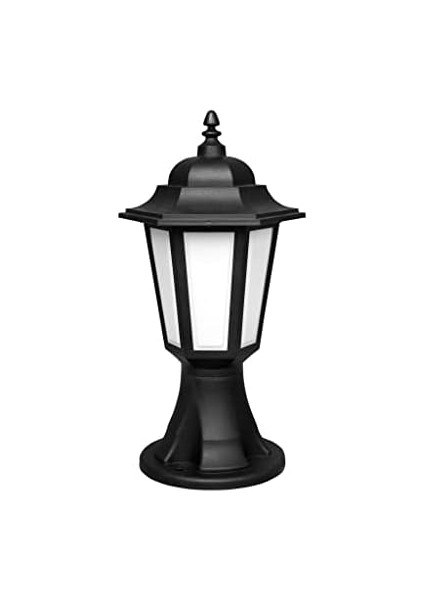 Klas Set Üstü Bahçe Aydınlatma | 42 cm Siyah Dış Mekan Aplik Yol Lambası | IP54 E27 Duylu Direk Tipi Bahçe Lambası (1 Adet) modelleri