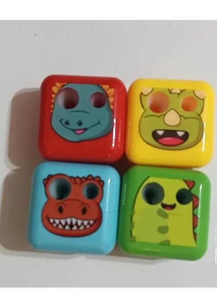 Renkli Kalemtraş Geniş Hazneli Çift Açacaklı (4ADET) fırsatları