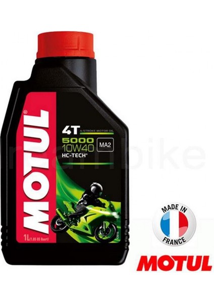 Yamaha YZF-R3 Motor Yağı 1LT 5000 10W40 Motul