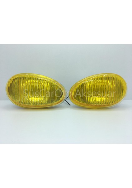 Hyundai Accent Yumurta Kasa 95-00 Sis Lambası Takımı Sarı 2 Adet