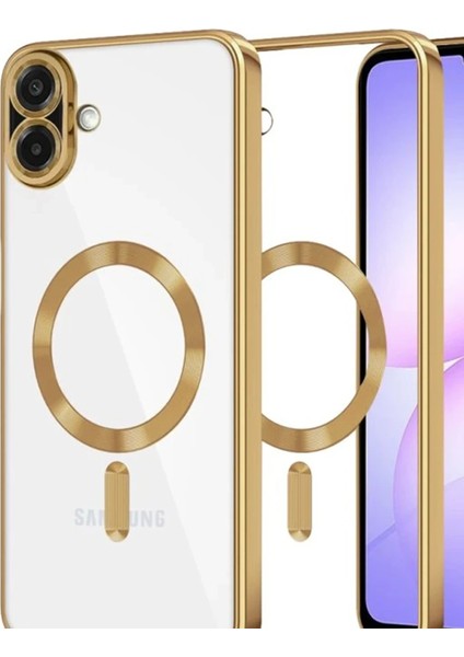 Nrtmsa Newface Samsung Galaxy A07 Kross Magneticsafe Kapak - Gold fiyatları