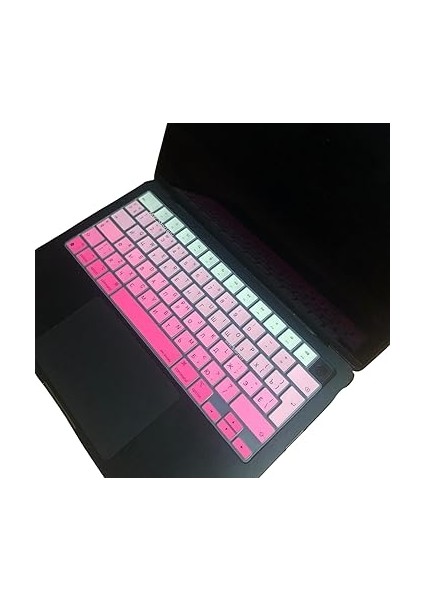 MacBook Klavye Koruyucu Rusça Baskılı Uk-Ters L Enter Tipi Air 13,6-15,3inç- Pro 14,2-16,2inç M1-M2-M3-M4 Pro Max Uyumlu, Ince Hafif Yıkanabilir Silikon Klavye Filmipembe indirimleri