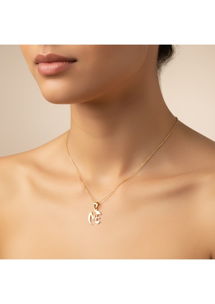 8 Ayar Altın Kolye Ucu E&n GM11246 1 gr