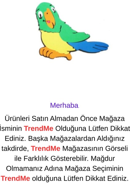 Trendme Kuş T Tüneği Eğitim Oyun Alanı modelleri
