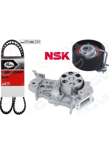 Devirdaimli Eksantrik Gergi Kiti 095X234 Renault Clio Ii 98 05 Clio Iii 05 12 Clio Iv 12 19 Almla