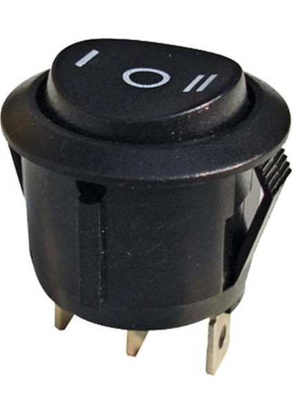 PM-31598 Yuvarlak Anahtar Üç Konumlu 1.0.2 Işıksız