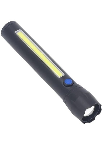 PM-16754 Şarj Edilebilir Zoomlu Cob LED El Feneri