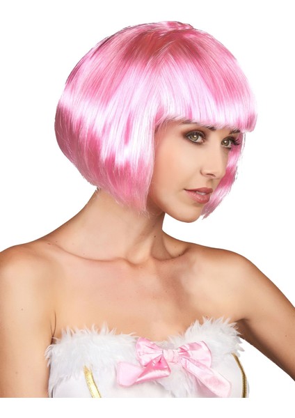 Küt Peruk - Toz Pembe (Açık Pembe) fırsatları