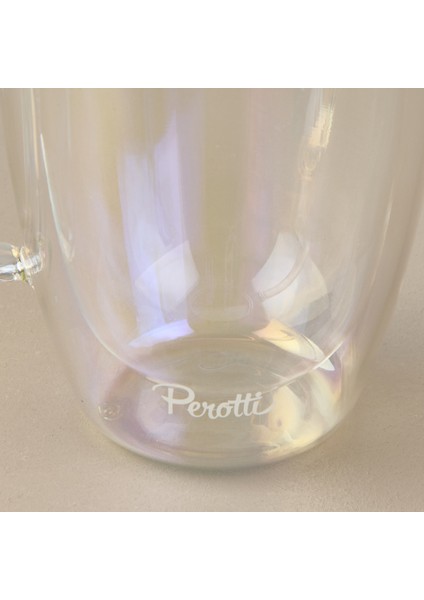 Colors Çift Cidarlı Lüsterli Latte Kupa - Şeffaf - 450 ml indirimleri