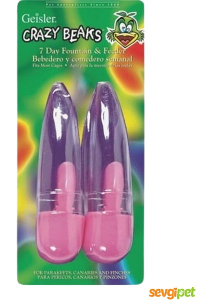 Crazy Beaks 7 Günlük Mama/su Pınarı