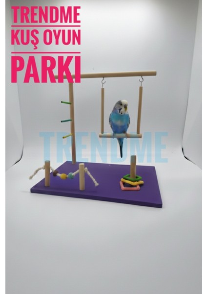 Uniq Bird Toys Salıncaklı Kuş Oyun Parkı Alanı