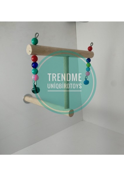 Uniq Bird Toys Vidalı Kuş Oyuncağı Kafes Içi Ahşap Tünek Parkuru fiyatları