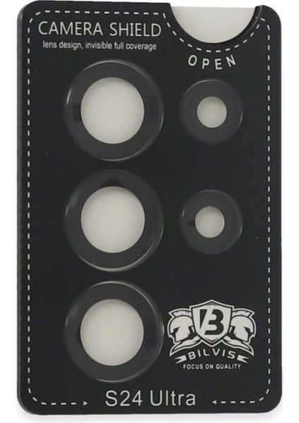 Samsung Galaxy S24 Ultra Bilvis Titan Kamera Lens - SIYAH-(5796) - ME001W-51HVD6 fiyatları