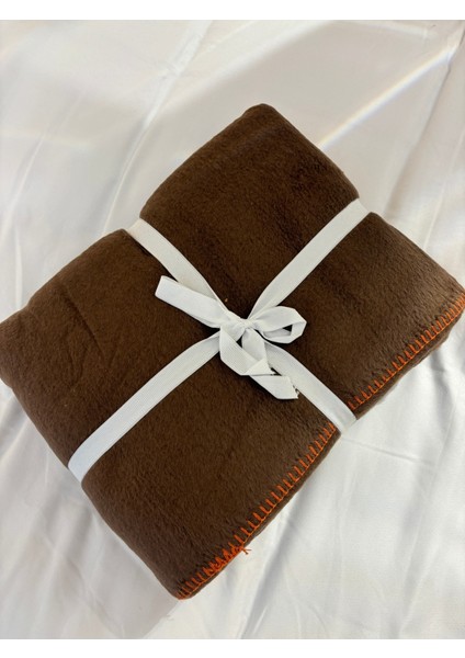 Bohemhouse Çift Taraflı Iki Renk Düz Pamuklu Kalın Yumuşak Battal Boy Battaniye 1350GR 150X200 cm