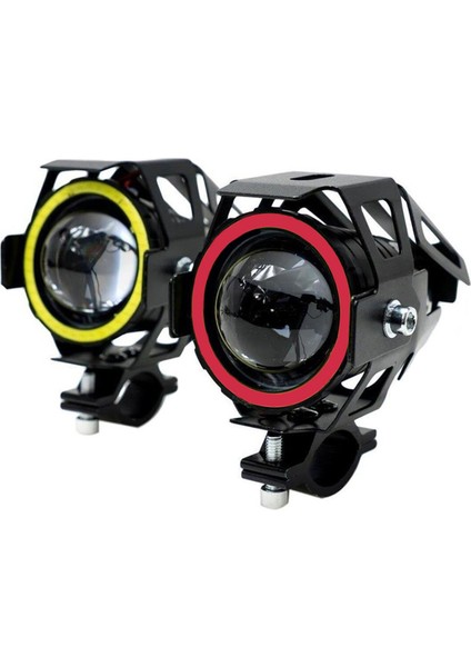 U7 Üç Modlu Motosiklet Sis Farı | Beyaz Kırmızı Flaş Mod | LED Aydınlatma | Su Geçirmez – Yüksek Parlaklık fiyatları