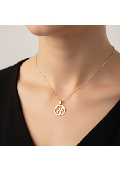 8 Ayar Altın Kolye Ucu F&v GM11545 0.5 gr