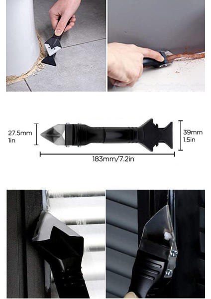 3 Ü 1 Arada Fayans Derz Silikon Kazıyıcı Sıyırıcı ve Uygulayıcı Aparat fırsatları