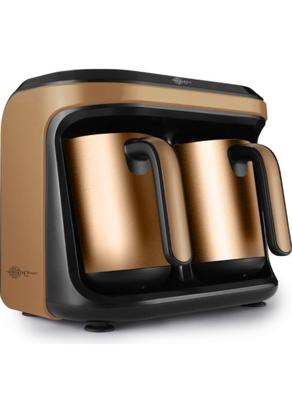 Çelik Ikili Türk Kahve Makinesi, 10 Fincan, Modern Tasarım, Dayanıklı ve Şık fiyatları