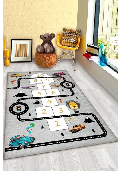 Sevimli Hayvanlar Çocuk Halısı