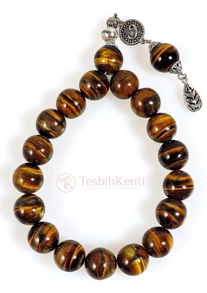 17 ve 33'lik Kaplan Gözü Taşlı Renkli Tesbih Seti modelleri