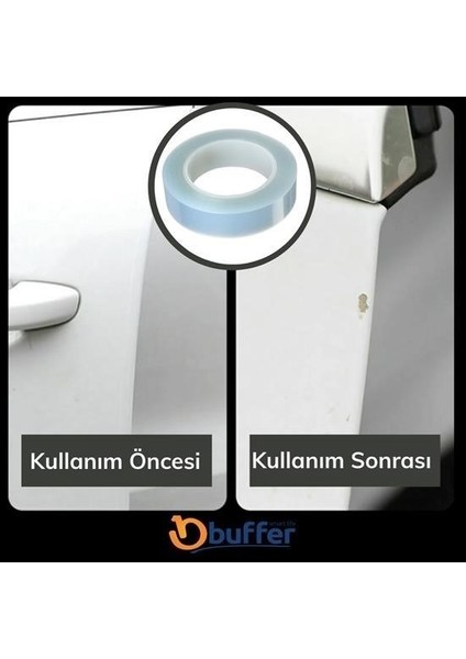 Şeffaf Su Geçirmeyen Dayanıklı Kolay Yapışan Çizilmeye Dayanıklı Oto Darbe Koruyucu Bant