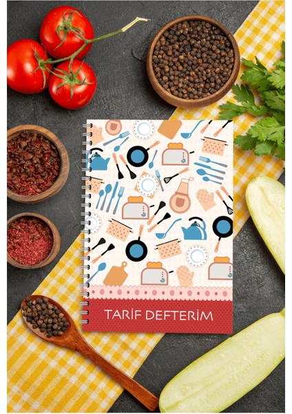 Tarif Defteri + Kavanoz Etiketi modelleri