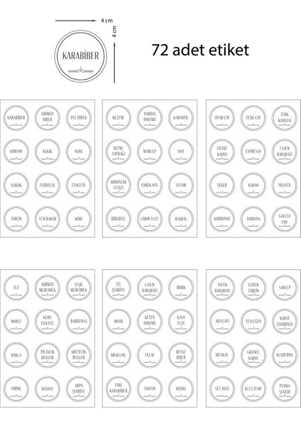 Tarif Defteri + Kavanoz Etiketi indirimleri