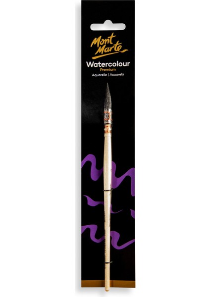 mm Sanatçı Suluboya Fırçası Geleneksel Premium Mop 0