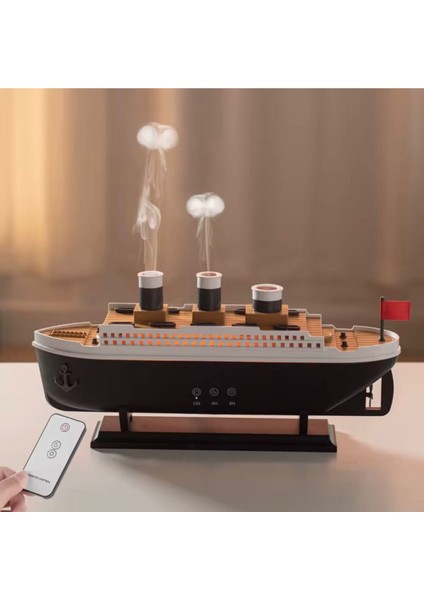 Titanic Gemi Hava Nemlendirici Fonksiyonlu Buhar Makinesi Kumandalı fiyatları