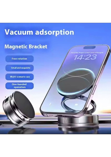 🚀 Ultra Güçlü Vakumlu Manyetik Telefon Tutucu – 360° Döner, Tek Elle Kullanım! fiyatları