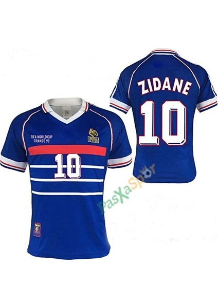 Retro 98 Dünya Kupası Finali Fransa Zidane Nostalji Maç Forması