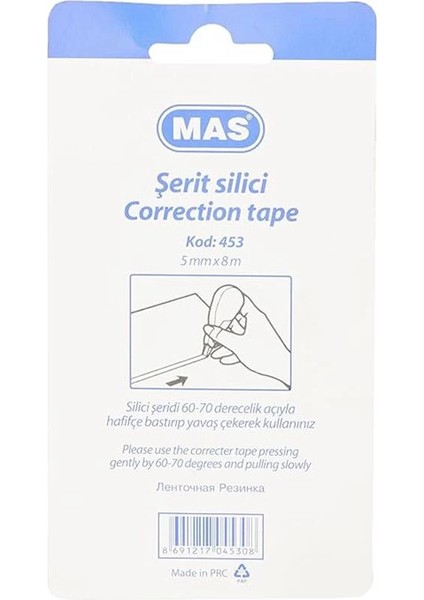 453 Şerit Silici, 5 mm x 8 M, Midi modelleri