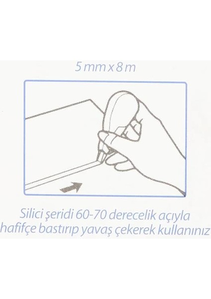 453 Şerit Silici, 5 mm x 8 M, Midi fırsatları