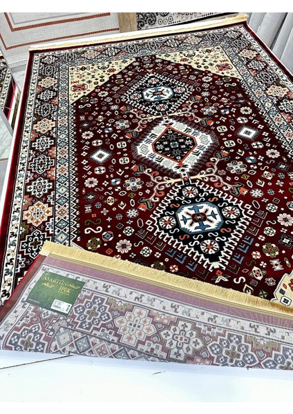 Bordo Etnik Desen Halı Argın Halı indirimleri