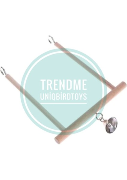 Uniq Bird Toys Ahşap Zilli Kuş Salıncak. fiyatları