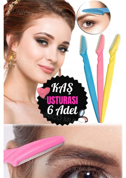 6'lı Kaş ve Vücut Usturası, Kadınlar Için Profesyonel ve Taşınabilir fiyatları