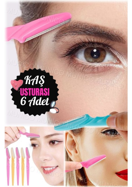 6'lı Kaş ve Vücut Usturası, Kadınlar Için Profesyonel ve Taşınabilir fırsatları