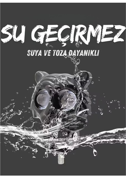Kedi Göz Sis Farı Çift Renk Sarı-Beyaz 9-60V Araç Motosiklet Off Road LED Lamba Delici Yayıcı Projektör 50W Metal Arazi Çalışma Lambası 1 Adet ONG44